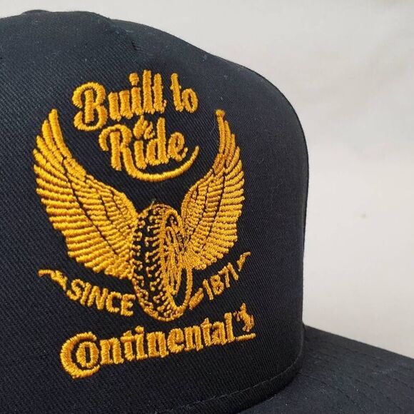 Continental Black Adjustable Baseball Cap - Picture 7 of 7